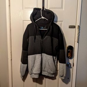 IS men's small Fleece zip- up - Hoodie NEW